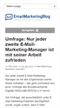Mobile Screenshot of emailmarketingblog.de