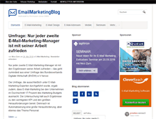 Tablet Screenshot of emailmarketingblog.de