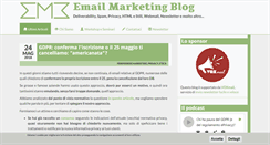 Desktop Screenshot of emailmarketingblog.it