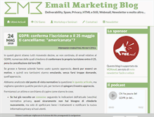 Tablet Screenshot of emailmarketingblog.it